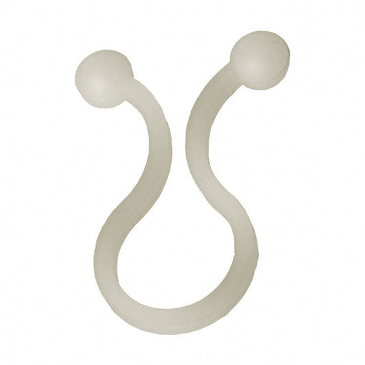 Twist Ties - Compatible Cable Diameter Range - 10.2 - 12.7 mm | 0.400 - 0.500 in; PA; Natural (TL-450), Pack of 100.